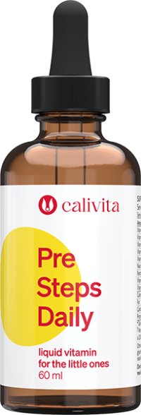 Pre Steps Daily(60 ml) su multivitaminske kapi koje sadrže vitamine, namjenjene dojenčadi i za malu djecu. Savršeno ugodan okus prirodne arome naranče.